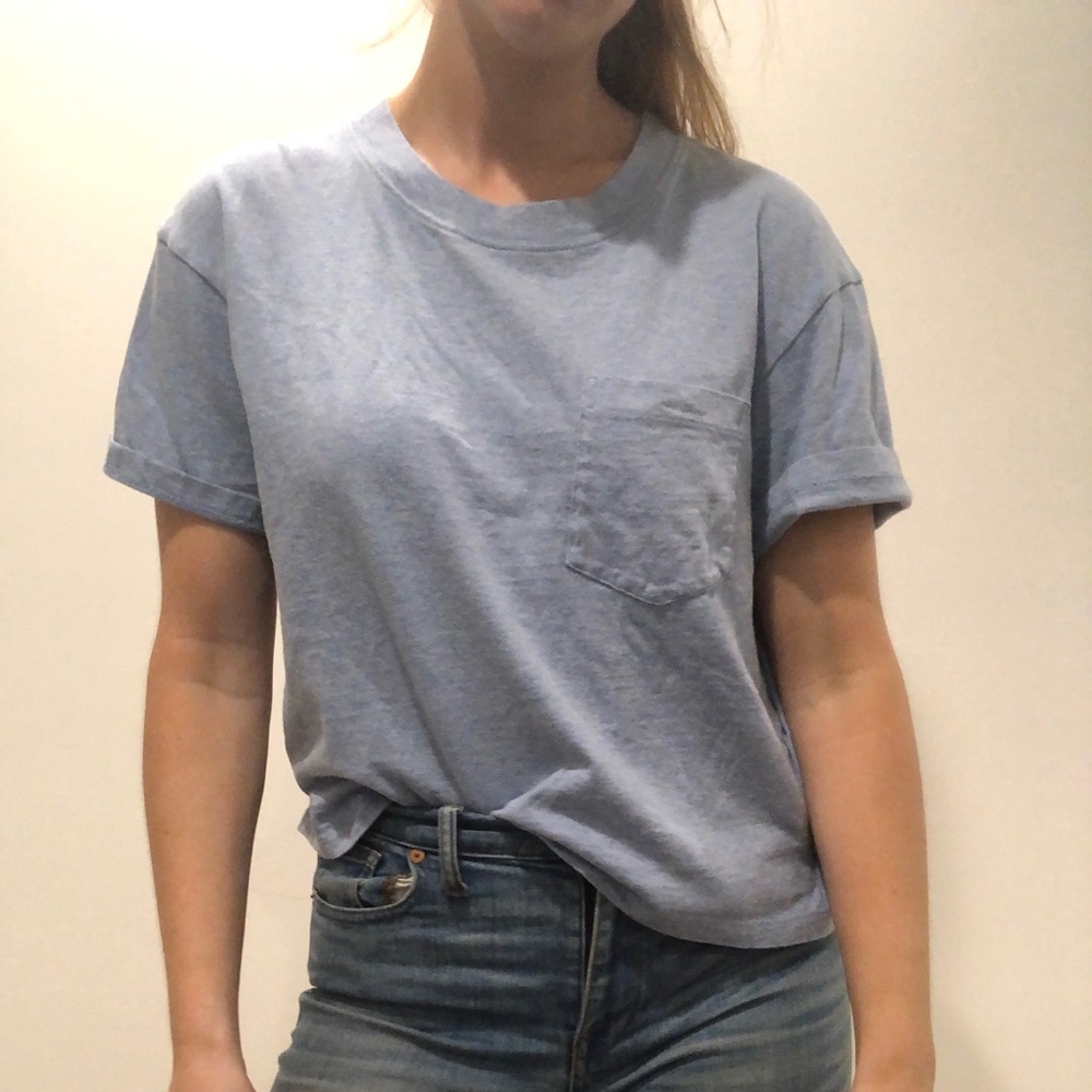 Madewell Boxy Crop Tee